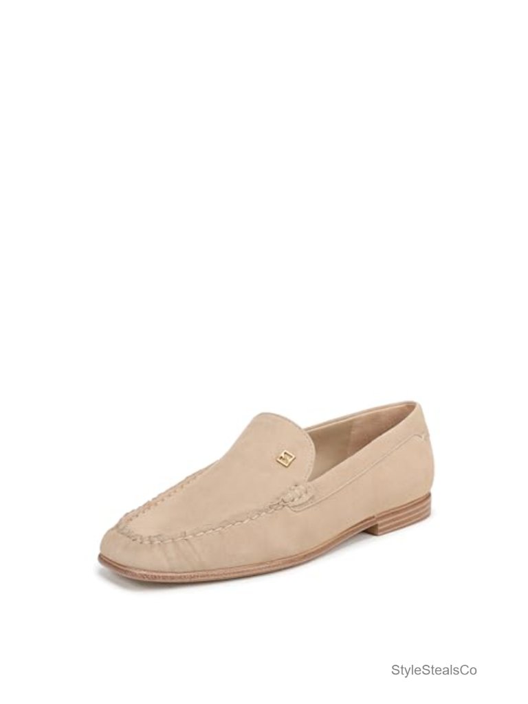 Women's Slip On Loafer With Hand Stitch Detailing